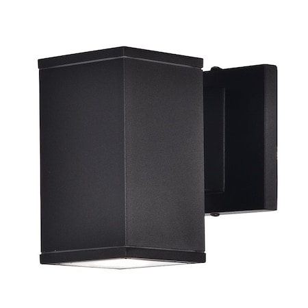 Sunpark Outdoor Integrated LED Wall Light Fixture, 3000K, Black Finish 3-4048D-A-05-3000K